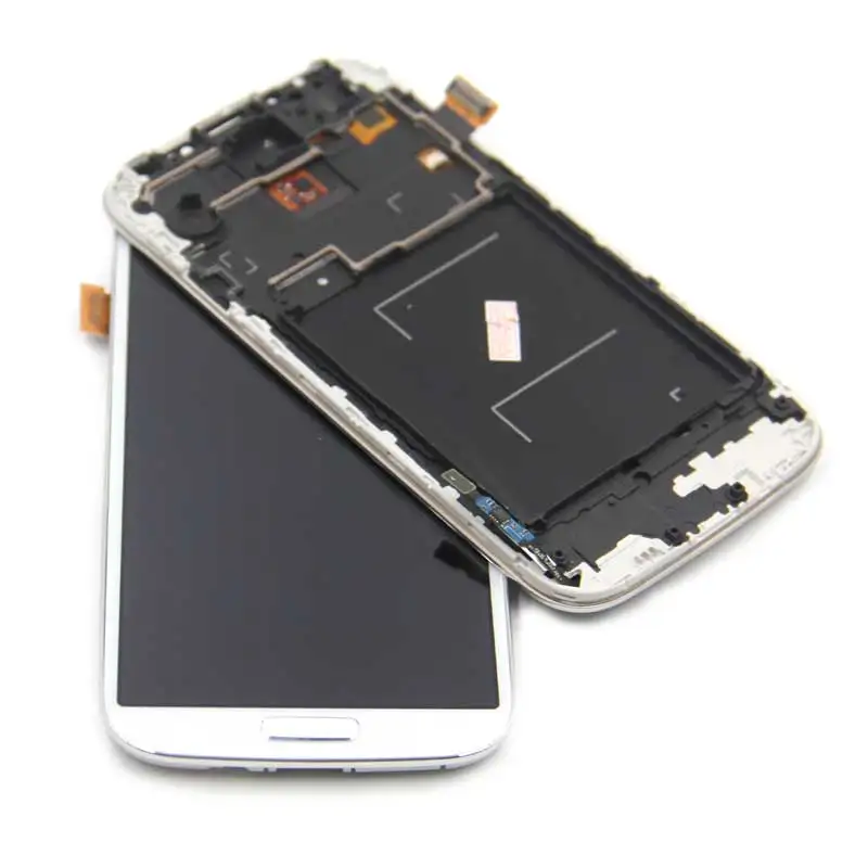 Для Samsung S4 GT-i9505 i9500 i950 ЖК-дисплей сенсорный экран панель дигитайзер + рамка в сборе