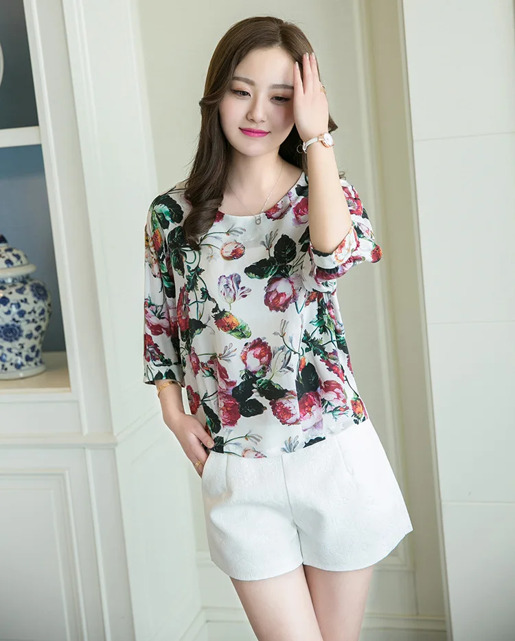 Весна/Лето 2018 свободная шелковая футболка с длинным рукавом | Женская одежда