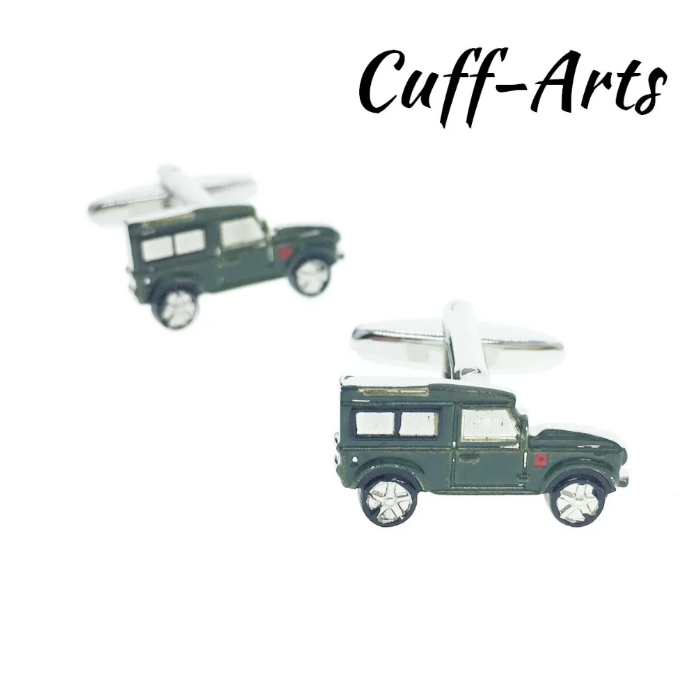 

Cuffarts SUV Car Cufflinks 2018 Realistic Fashion Shirt Cuff Links Pretty Gifts Vintage Cufflinks For Men Metal Wedding C20109
