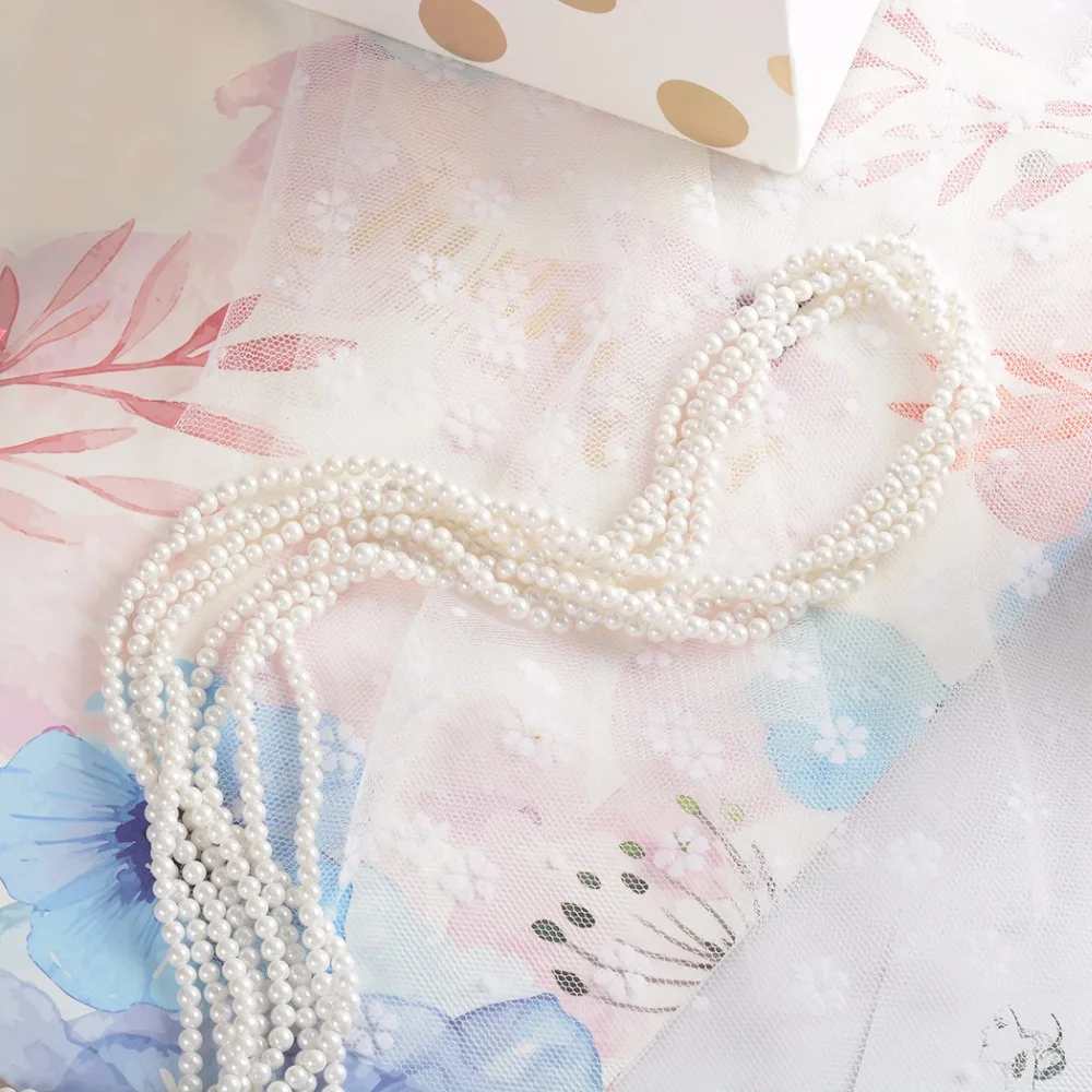 Многослойные бисера Цепи Цепочки и ожерелья жемчужная Бусины кисточкой Подвески