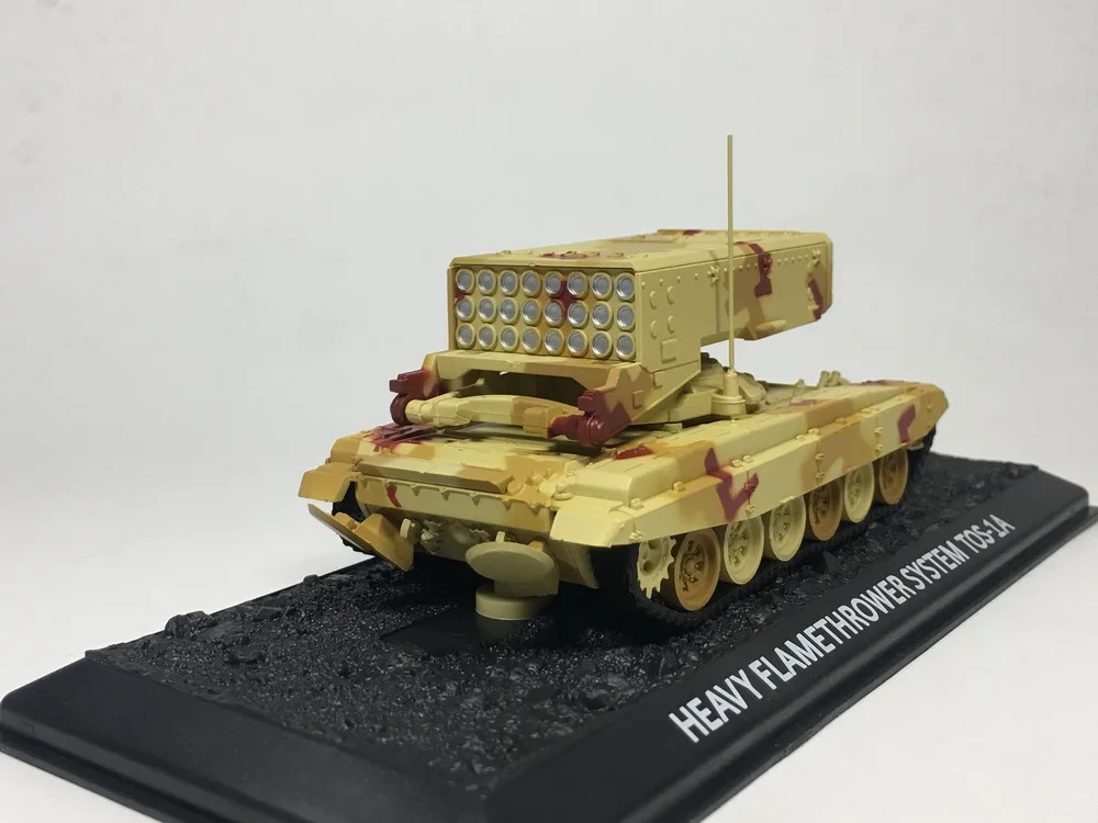 I XO 1:72 heavy flamethrower system tos-1a boutique alloy Tank toys for children kids Model original box |