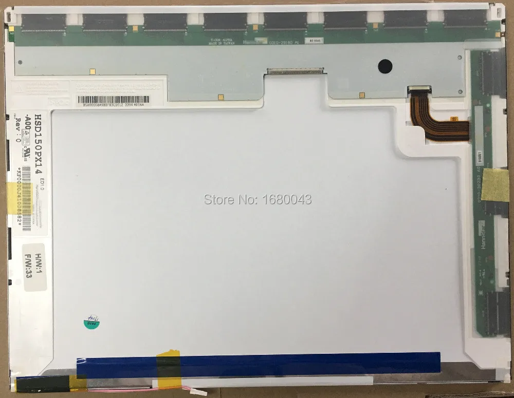 

HSD150PX14-A00 подходит для ЖК-экрана ноутбука HSD150PX14 A00 30PIN