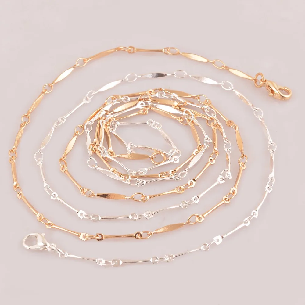 Изящная медная подвеска ручной работы Золотая латунная цепочка для подвесок