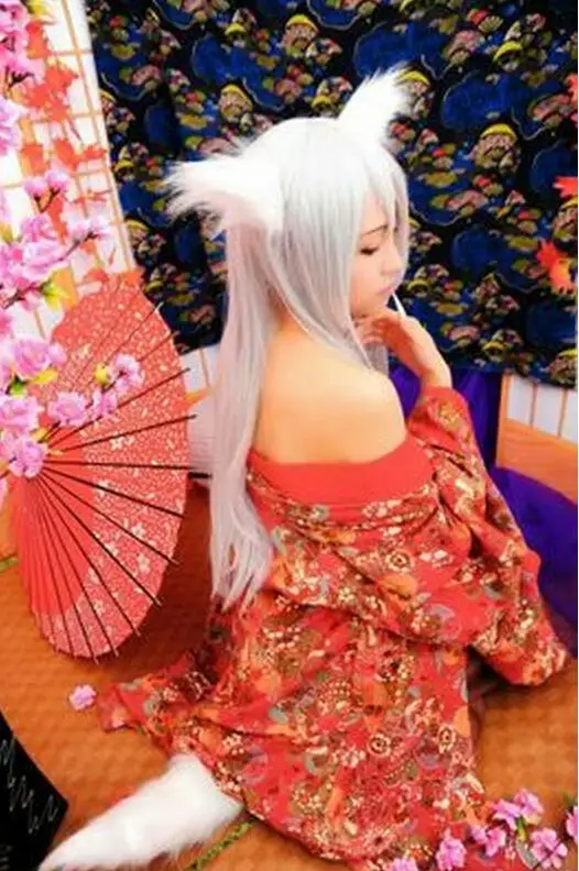 Новинка Аниме Спайс и волк Холо лиса камизама поцелуй хаджимамикита уши хвост