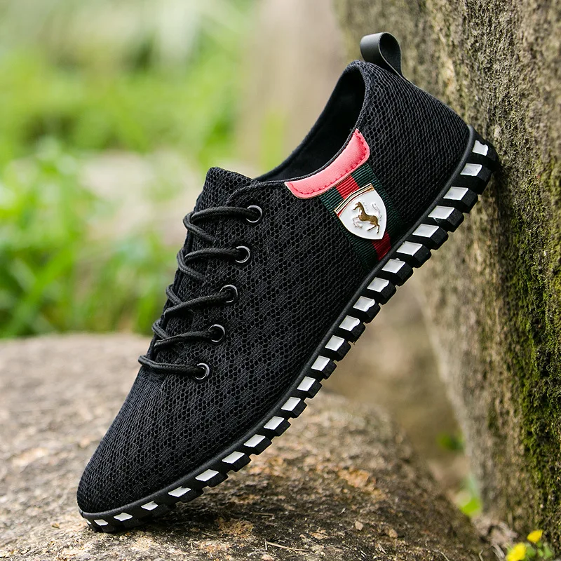 

2019 Men Casual Shoes Men Sneakers Men Shoes Male Flats Air Mesh Shoes For Men Comfortable Plus Big Size 39-46 Summer and Autumn