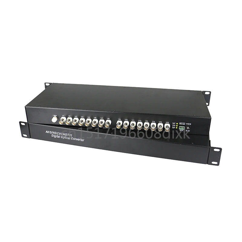 

HD CVI AHD TVI 720P 960P 16CH Fiber Optic to BNC Digital Video Converter fiber optical transmitter and receiver