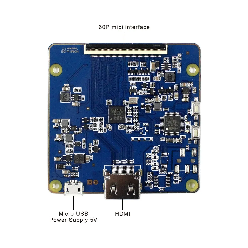 Плата контроллера H DMI к MIPI LCD с 5 дюймовым 1440x2560 LS055R1SX04 IPS ЖК-экран | Электроника