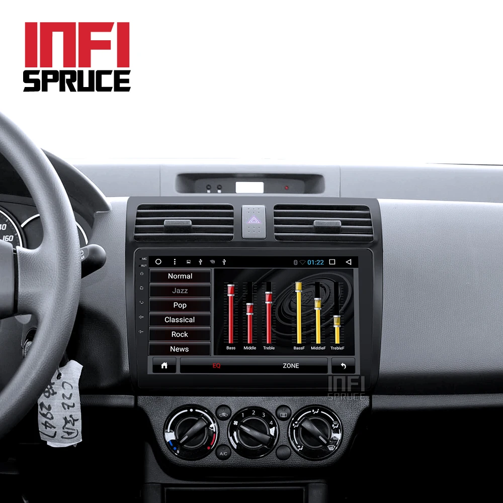 Android 8 1 автомобильный dvd для suzuki Swift 2005-2016 мультимедиа Радио Стерео gps с рулевым