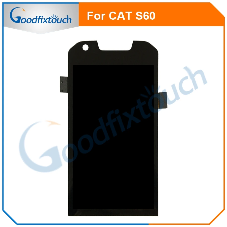 4,7 '' черный для гусеницы CAT S60 Полный ЖК-дисплей+ кодирующий преобразователь сенсорного экрана в сборе протестирован