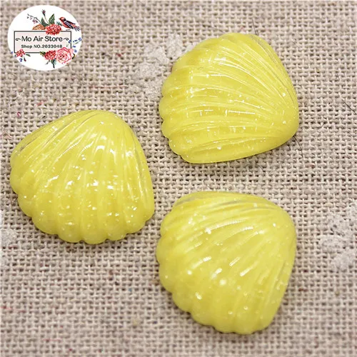 

20 шт., блестящие кабошоны из морских ракушек Ywbeads