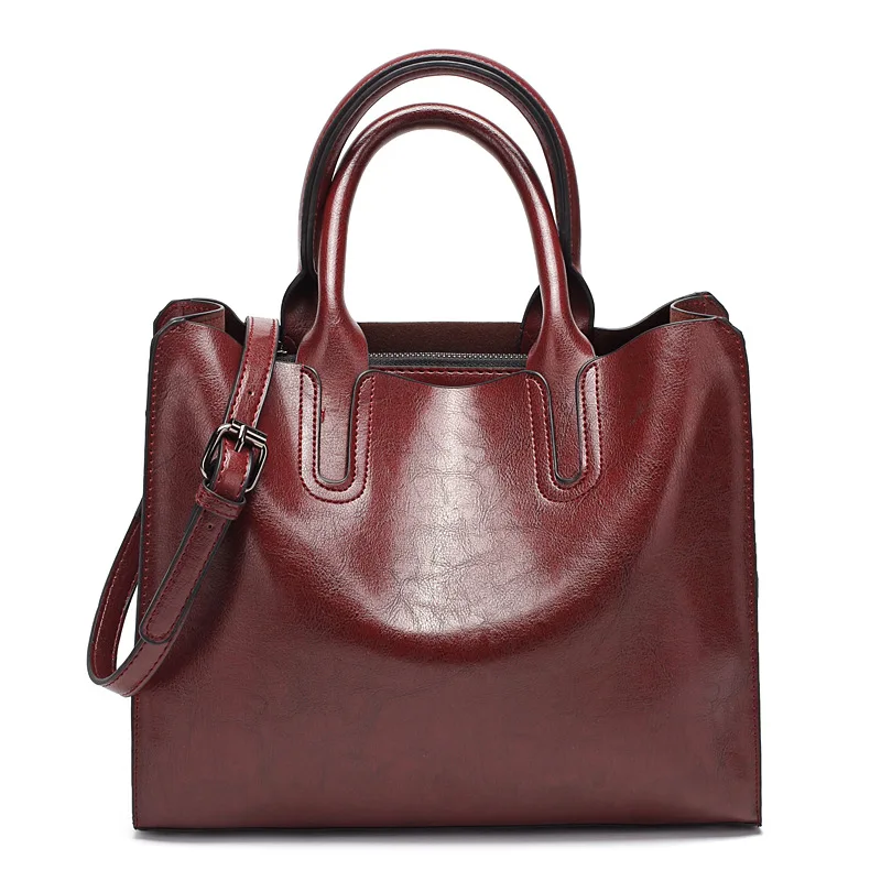 Women Bag Vintage Casual Tote Top-Handle Messenger Bags Shoulder student Handbag Purse Wallet Leather 2019 New | Багаж и сумки