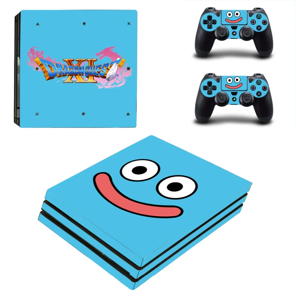 Наклейка на кожу Dragon Quest PS4 Pro Виниловая наклейка для консоли Sony Playstation 4 и 2