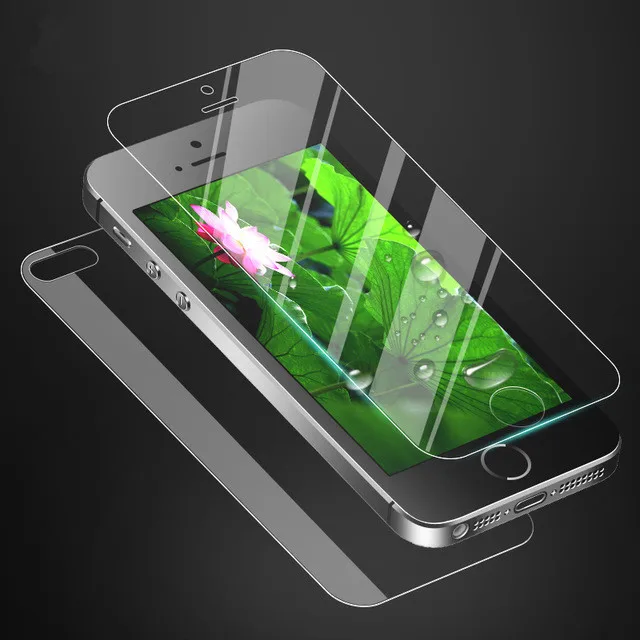 2 шт./лот 9H закаленное стекло для iPhone 5 5S 6 6S 7 Plus 4 4S Защитная пленка | Мобильные