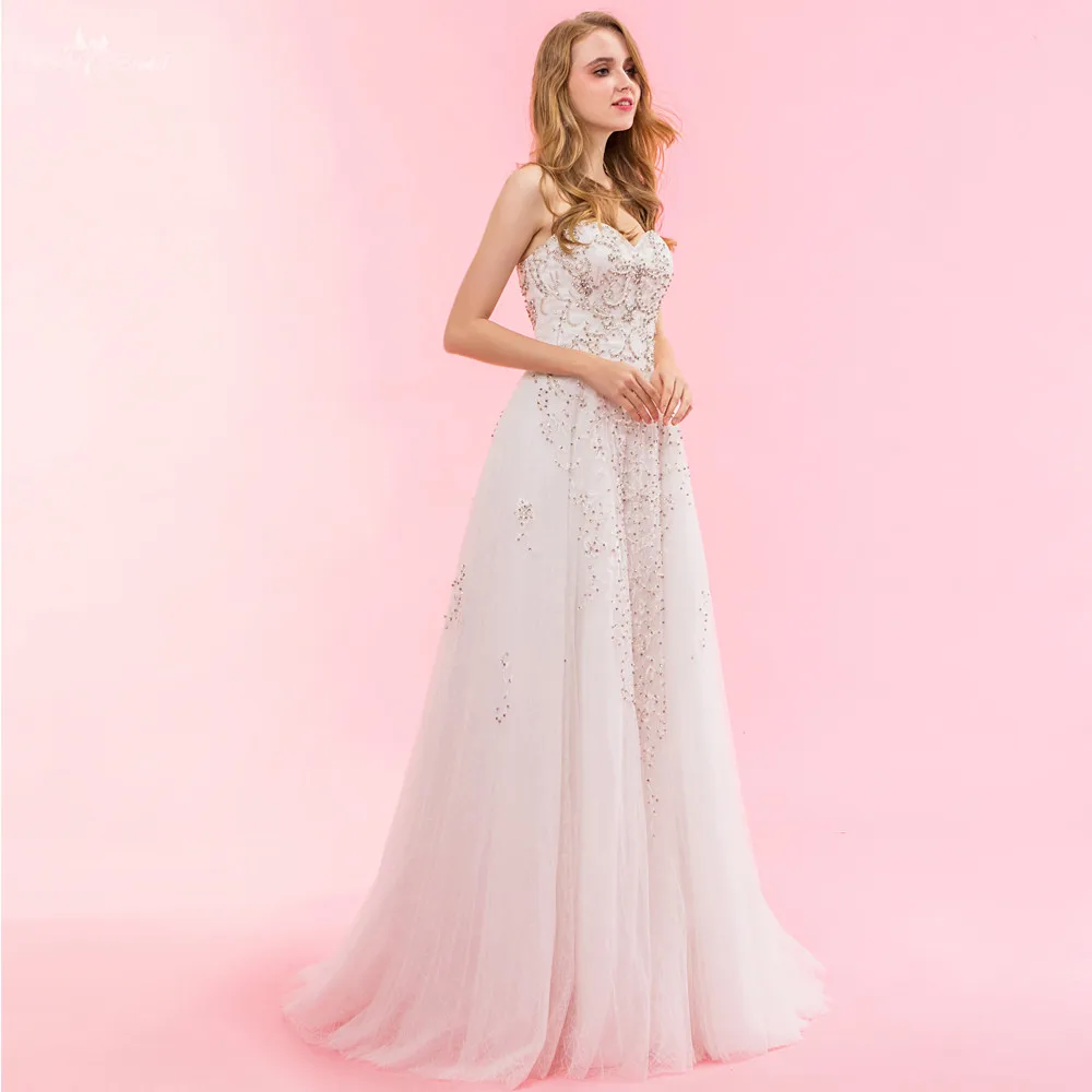 RSW1327 реальные фотографии Yiaibridal ТРАПЕЦИЕВИДНОЕ свадебное платье из тюля с бисером