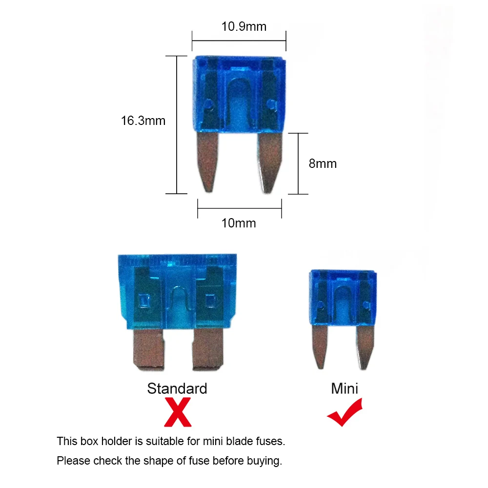 Новый универсальный 6 полосный мини блок предохранителей APM ATM 5A 10A 25A для