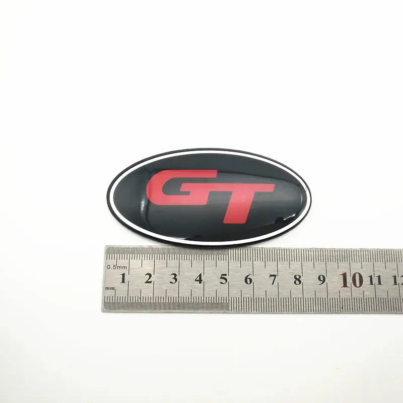 YONGXUN 8.5cm*4.2cm 3D Aluminum Car styling Newest steering wheel Sticker Rear Badge Emblem For Ford Mondeo Carnival Taurus | Автомобили и