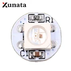 Мини-плата WS2812B 100 x, 10 мм * 3 мм, теплоотвод, 5 В, WS2811, WS2812, встроенный RGB светодиод, пиксельные узлы, адресуемые RGBW, WWA, светодиодный модуль, новинка
