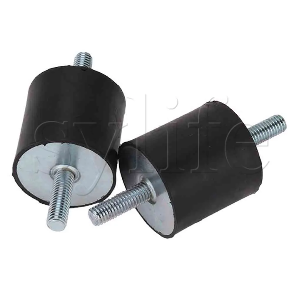 

2PCS M8 Rubber Double Ends Screw Anti-Vibration Mount Silentblock For Pump