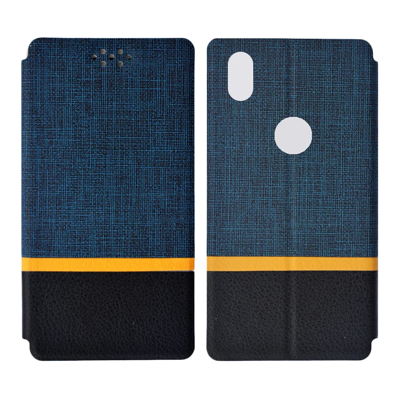 dower me New Mixed Color Flip PU Leather Case Cover For BQ Aquaris X Smartphone | Мобильные телефоны и аксессуары