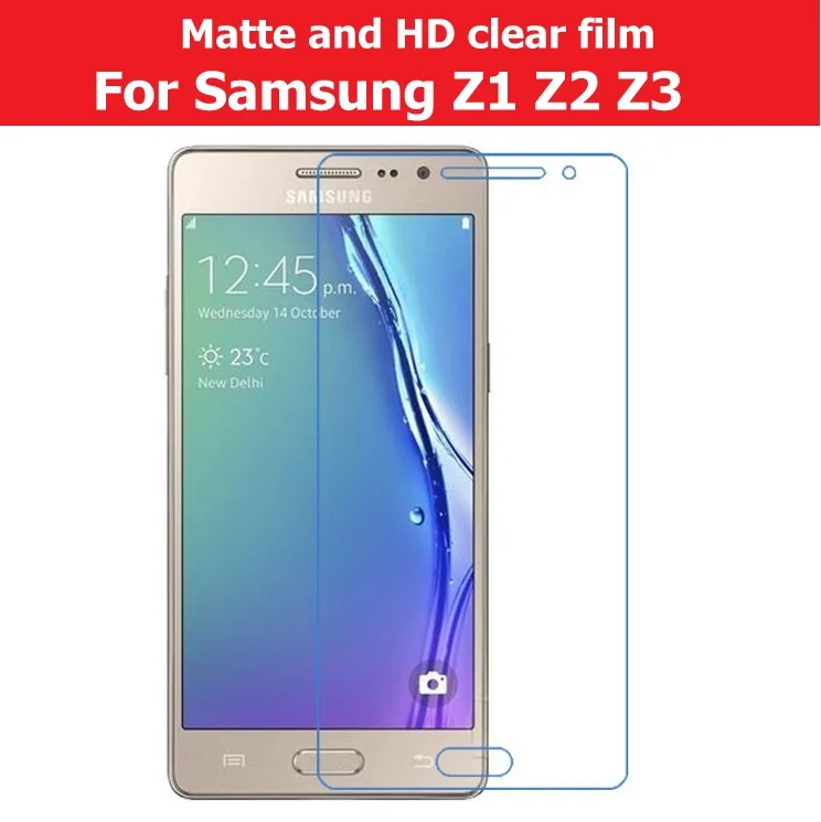 HD прозрачная глянцевая пленка для Samsung Z1 Z130H Z2 Z3 матовая Антибликовая Защитная