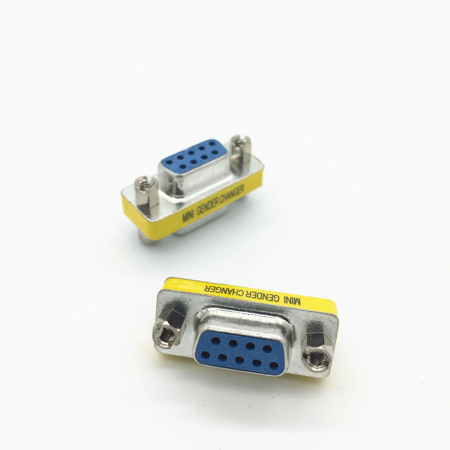 Бесплатная доставка DB9 VGA 9 контактный переходник гнездо для мини