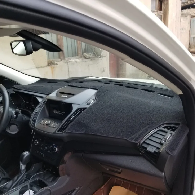 Черный коврик для приборной панели автомобиля защиты от света противоскользящий