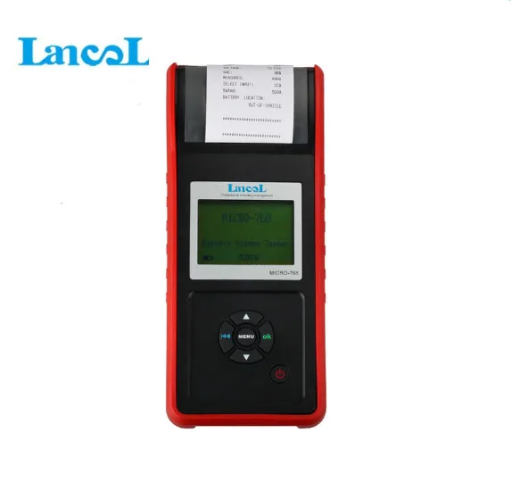 Цифровой анализатор аккумулятора Lancol тестер автомобиля стандартный с принтером