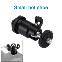 aluminum rotatable 14 screw tripod mount hot shoe adapter head for slr camera newest