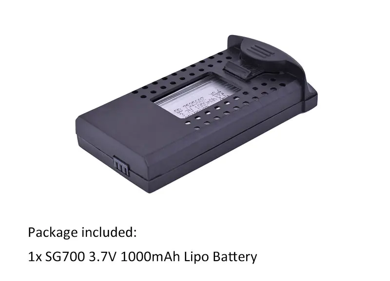 Новый 3 7 В 1000 мАч аккумуляторная батарея Lipo для SG700 RC складной Квадрокоптер Дрон