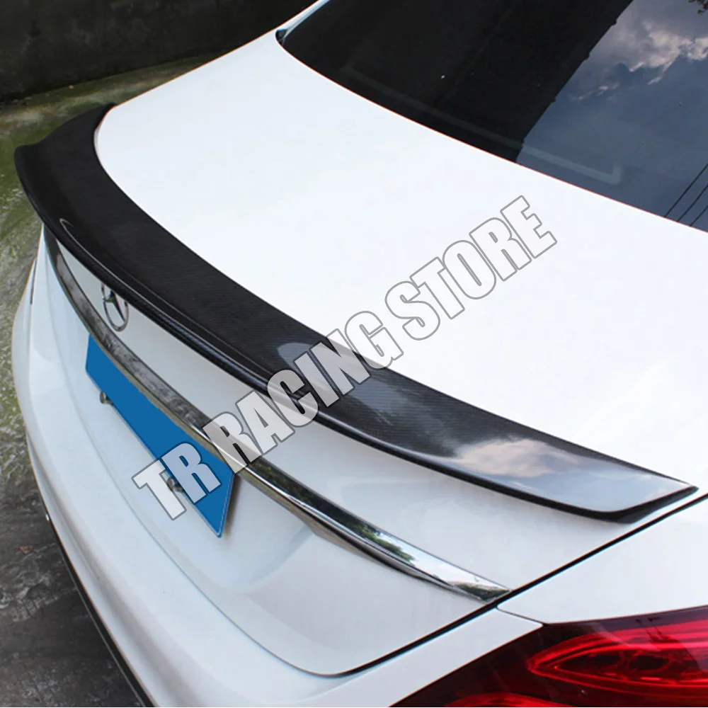 Спойлер для заднего багажника из углеродного волокна в стиле PSM Mercedes Benz W205 C180 C200