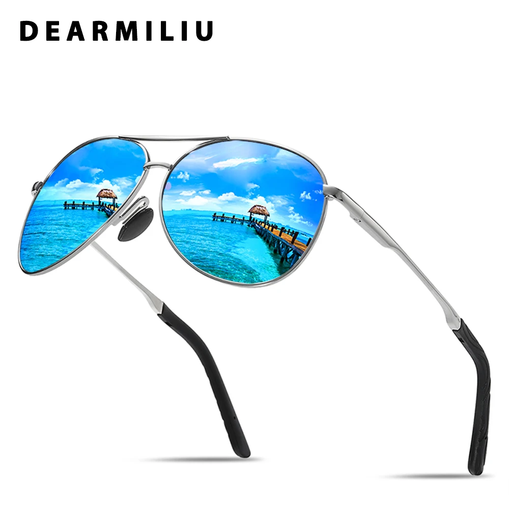 

DEARMILIU 2019 Men's Polarized Sunglasses Women Driving classic Pilot Sun Glasses Eyewear Goggle UV400 Gafas De Sol For Men