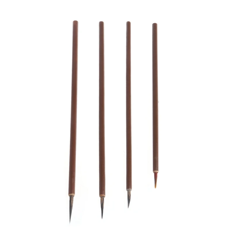 Ручка с кисточкой для китайского рисования акварелью кистью барсука волосом