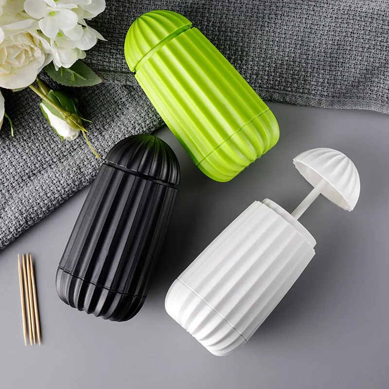

Automatic Toothpick Holder Toothpicks container Box Fashion Dining Table Storage Toothpick Dispenser Household Accessories Home
