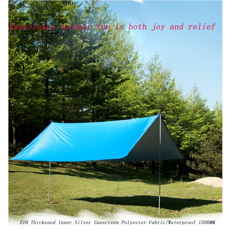 Сверхлегкий брезент для кемпинга на открытом воздухе выживания солнцезащитный