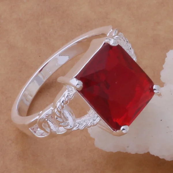 Кольцо из серебра 925 пробы модные ювелирные украшения женские и мужские