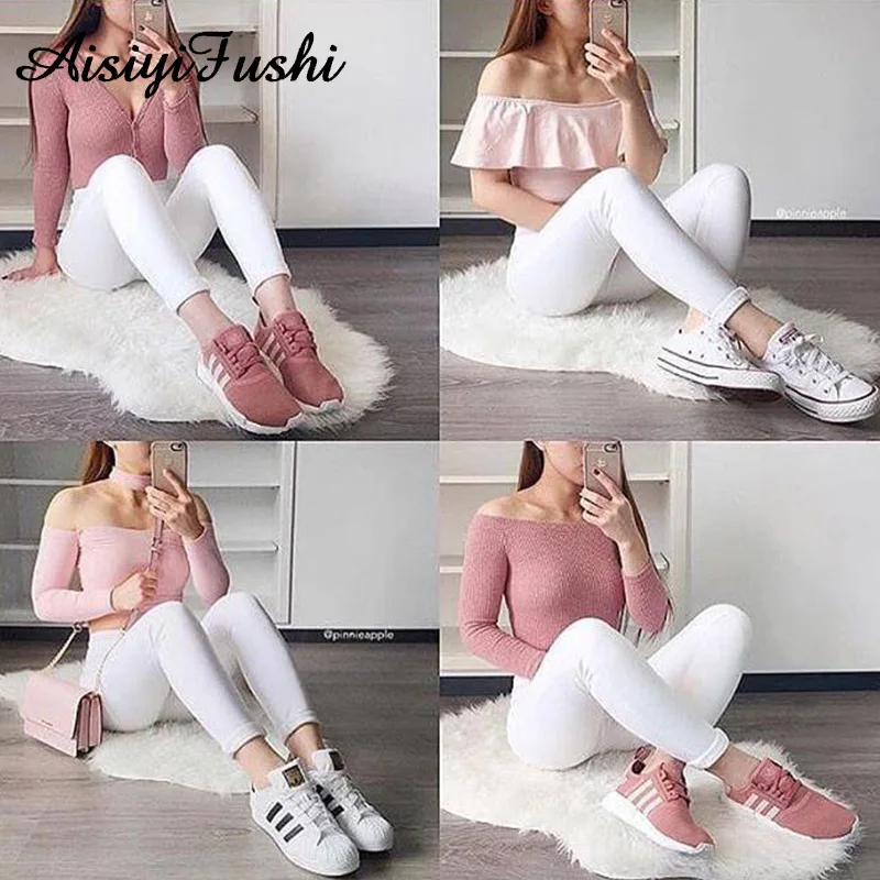 Capris Jeans With High Waist Harem Pants Women Leggings White For Elastic Pencil 6Xl Plus Size Denmi Overalls | Женская одежда