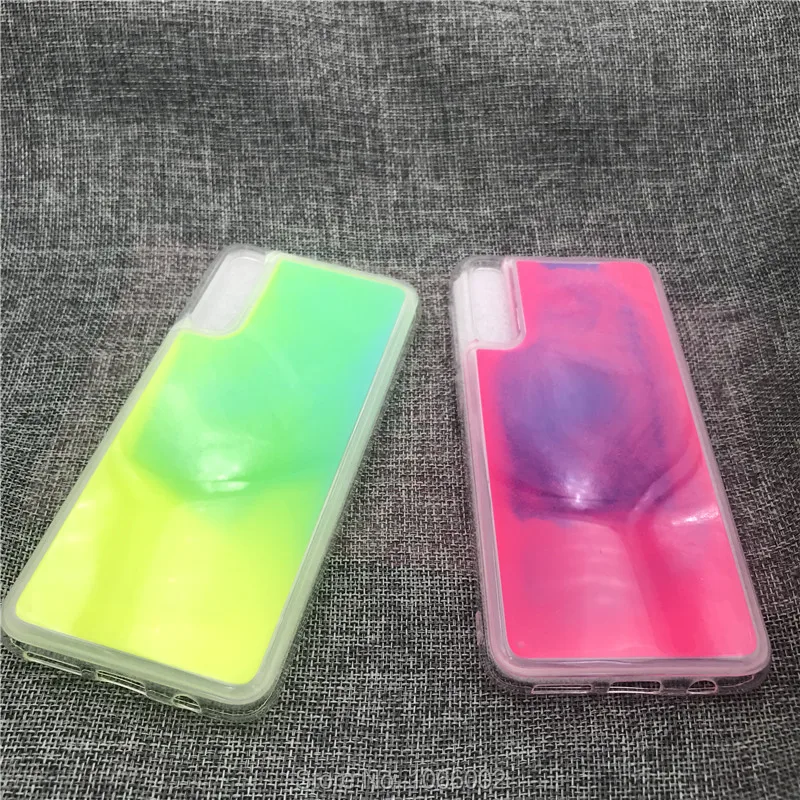 Светящийся пляжный песок Блестящий мягкий ТПУ чехол для samsung Galaxy S10e S9 S10 Plus Note 9 8 J4
