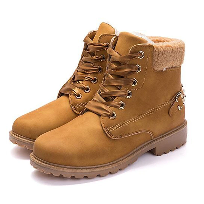 Женские ботинки на шнуровке розовые однотонные повседневные ботильоны с круглым