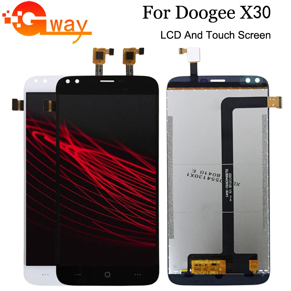 Для 5,5 дюймов Doogee X30 ЖК-дисплей+ сенсорный экран протестированный экран дигитайзер сборка Замена+ Бесплатные инструменты