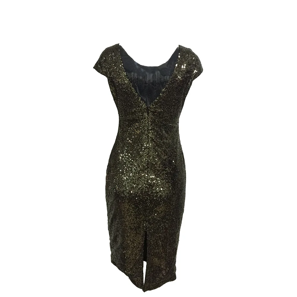 FD3476 женское Очаровательное Платье До Колена Vestidos Robe с открытой спиной и