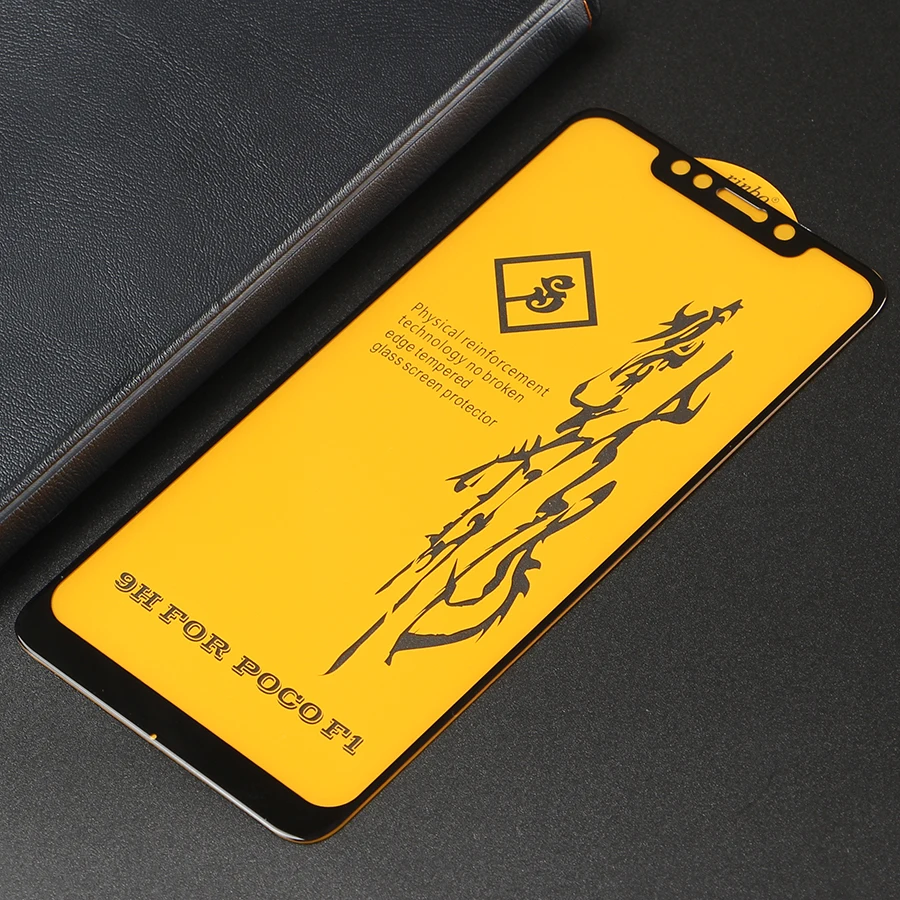 6D полный клей покрытие из закаленного стекла для Xiaomi Pocophone F1 A3 Lite Max 3 Redmi Note 7 8 K20 Pro глобальная Защитная пленка для экрана
