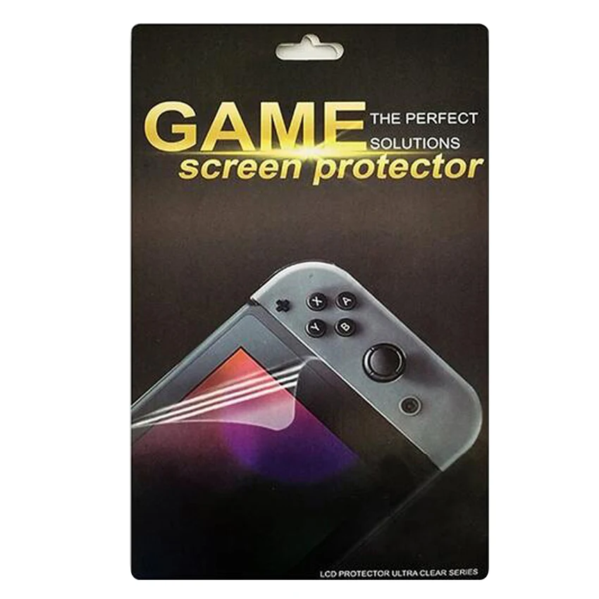 Мягкая защитная пленка с нанопокрытием для экрана Nintendo Switch 2017 Взрывозащищенная