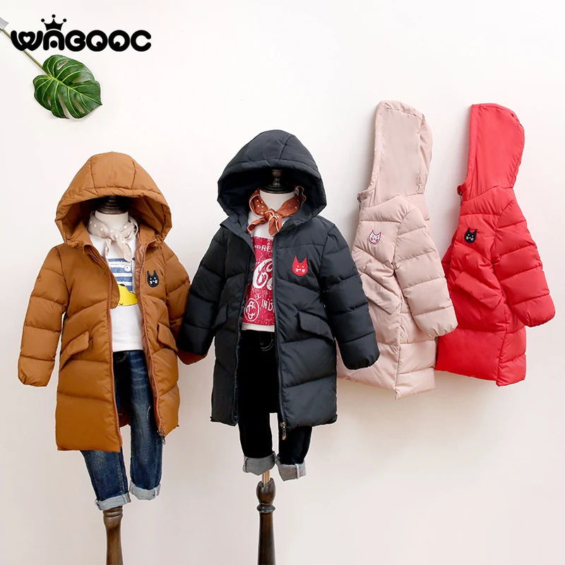 WABOOC новые детские мультяшная кошка для мальчиков и девочек одноцветное цвет