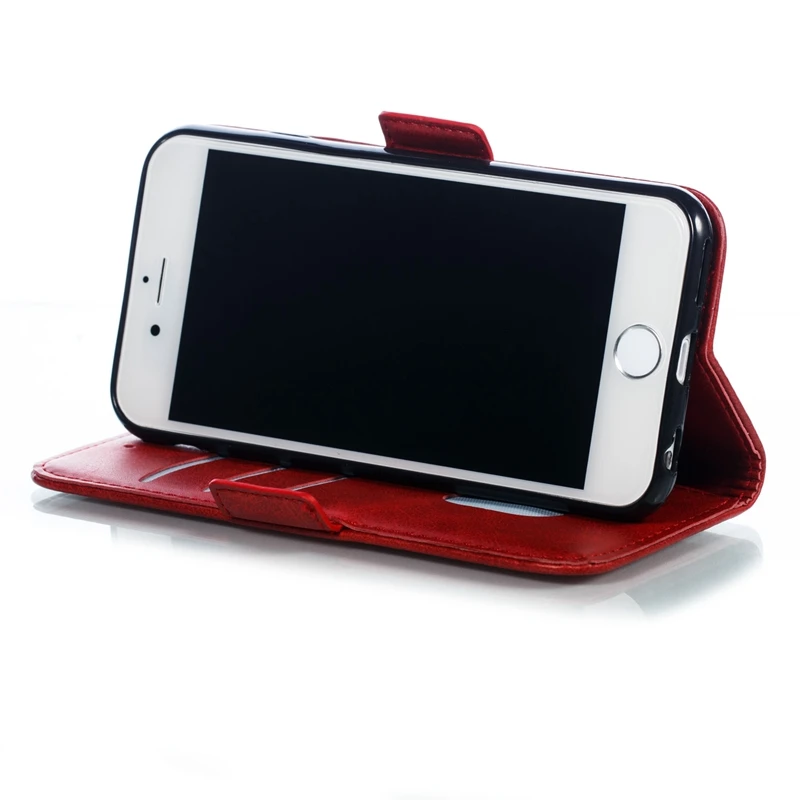 Кожаный флип-чехол для iPhone 6 S чехол-книжка с бумажником и подставкой Etui |