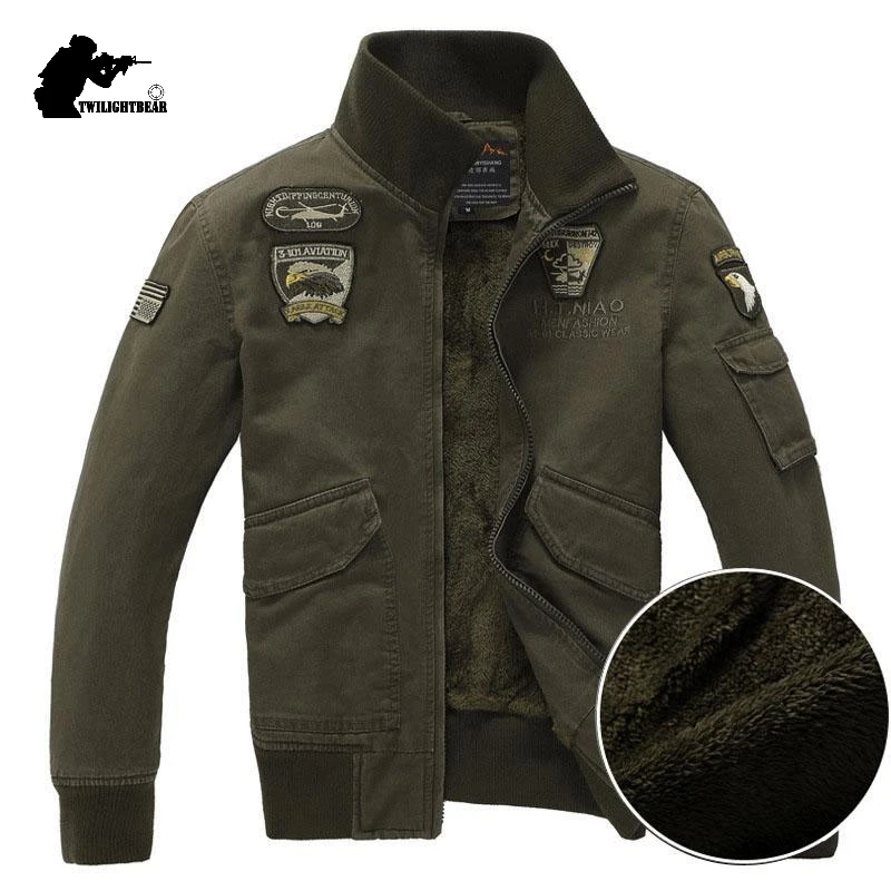 Мужская Флисовая Куртка Pull Homme D20F8204 с вышивкой и стоячим воротником большого