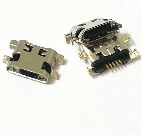 100 шт. мини микро USB разъем для зарядки ALCATEL POP 3 OT 5015 5015X 5015D POP3 док станция зарядный