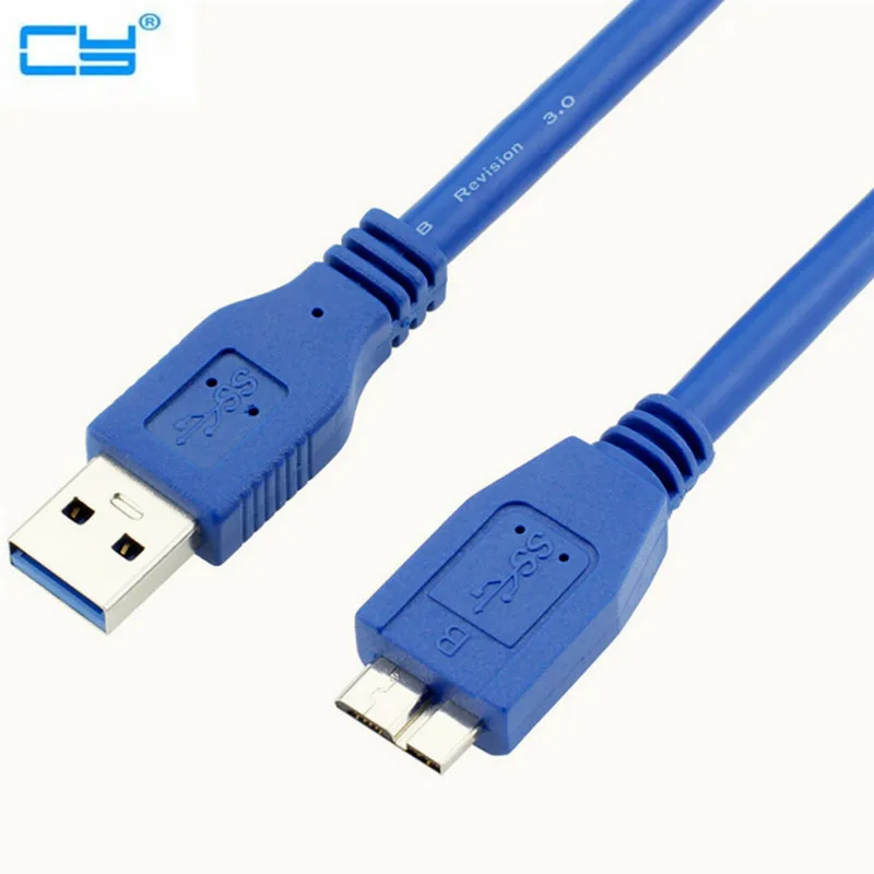 USB 3 0 A Male AM к Micro B USB3.0 кабель в синем цвете м 6 1 8 5 | Компьютеры и офис