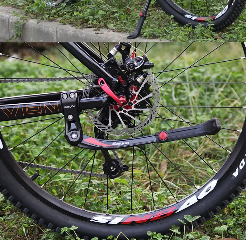EasyDo 2"-29" MTB велосипедная подножка, парковочные стойки для горного велосипеда, Подножка для шоссейного велосипеда, боковая подставка, регулируемая 34-41 см