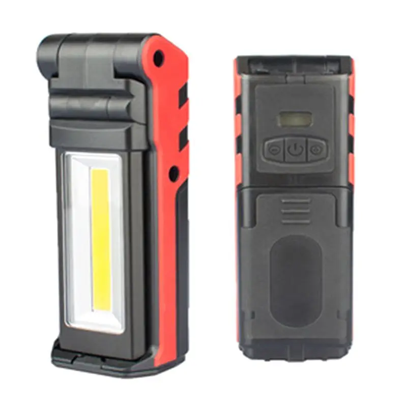 Super Bright COB LED Working Light With Magnetic Base &amp Hook USB Rechargeable Dimmable Flashlight | Лампы и освещение