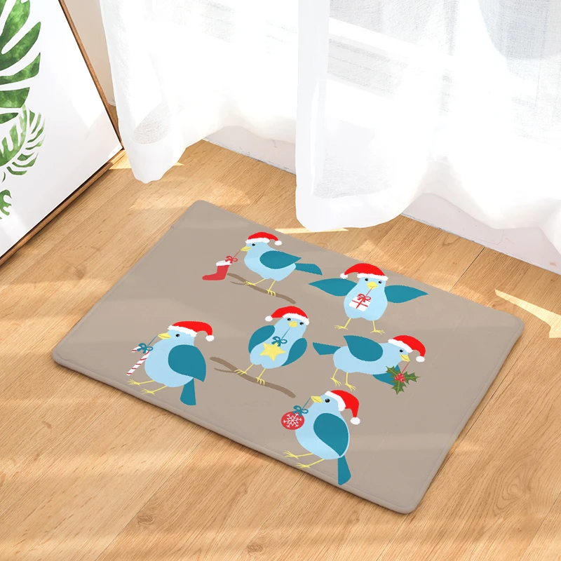 Добро пожаловать коврик с рождественским дизайном Felpudos ванная комната кухня